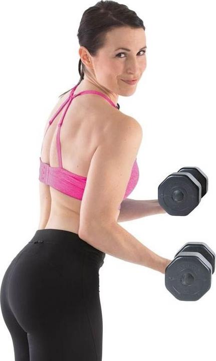Actual product image Gymstick Vinyl dumbbells (2 x 2 kg)