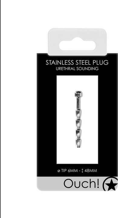 Image du produit Ouch! Urethral Sounding - Metal Plug - 6mm