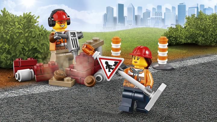 Actual product image LEGO Street cleaners and excavators (60152, LEGO City)