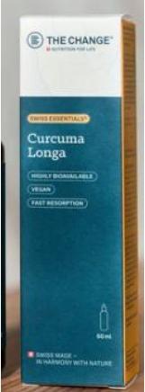 Produktbild BE THE CHANGE Curcuma Longa (1 Stück, Tropfen, 60 g)
