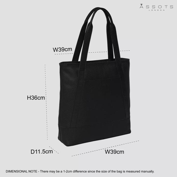 Immagine prodotto Assots London Borsa a tracolla firmata Assots, tote bag shopper in pelle No.3