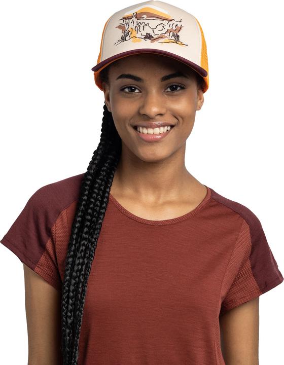 Actual product image Buff Sylva Aprikosen-Trucker-Cap (XL)