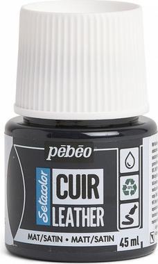Pebeo Couleurs de cuir SetaCuir (noir extrême, 45 ml)