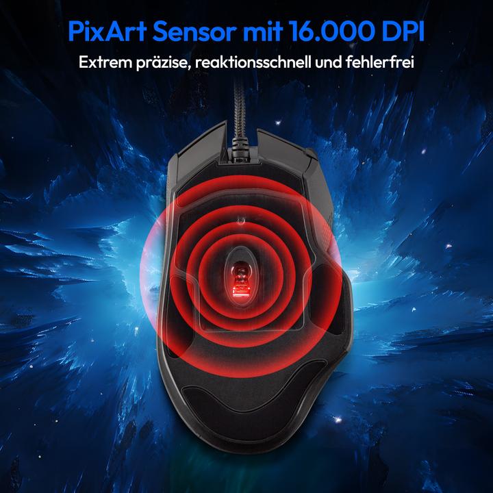 Actual product image Medion ERAZER Wizard P20 gaming mouse (Cable)