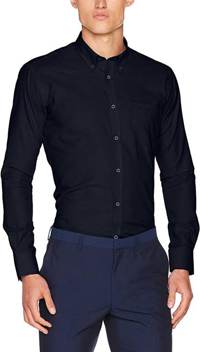 Immagine prodotto Kustom Kit Camicia Slim Fit Oxford a maniche lunghe (43)