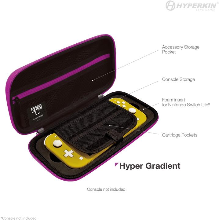 Immagine prodotto Hyperkin Tetris Eva Hard Shell Carrying Case - Hyper Gradient (Switch, Switch Lite, Switch OLED)