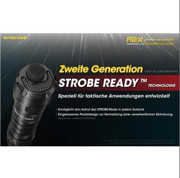 Immagine prodotto Nitecore P10iX - 4000 lumen (13.72 cm, 4000 lm)