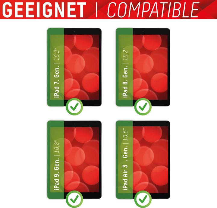 Image du produit Displex Tablet Glass, verre de protection pour tablette (1 pièce(s), iPad 2020 (8. Gen), iPad 2021 (9e génération), iPad 2019 (7e gène), iPad Air 2019 (3. Gen))