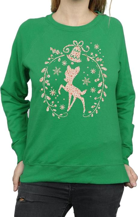 Immagine prodotto Disney Bambi Christmas Wreath Felpa Donna (XL)
