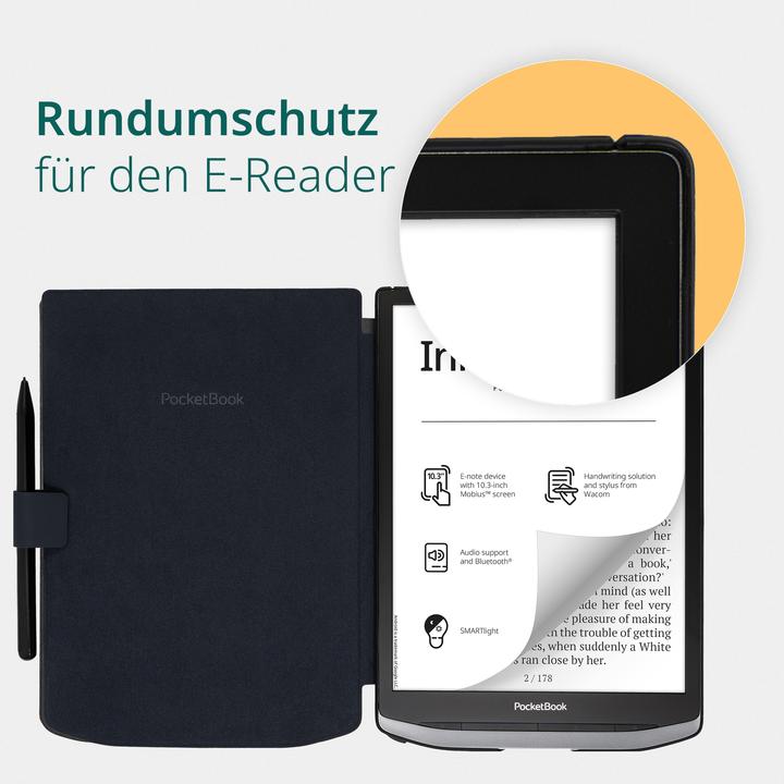 Produktbild PocketBook Shell Dark Blue Cover InkPad X (InkPad X)