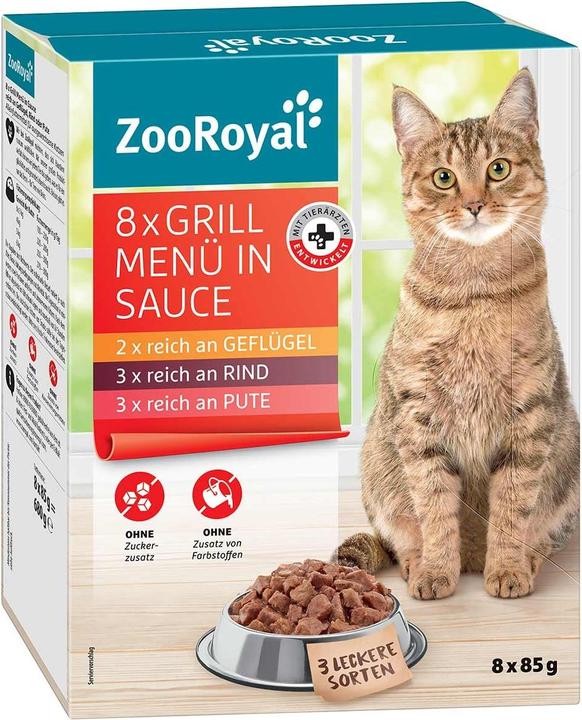 Zooroyal Menu Grill Multipack in Salsa (Adulto, 680 g)