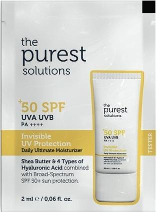Produktbild The Purest Solutions Invisible Uv Protection Daily Intensive Moisturizer 50 Spf - 2ml (Sonnencreme, 2 ml)