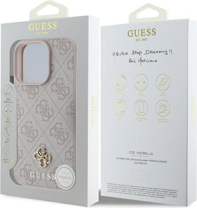 Image du produit Guess Étui Small Classic MagSafe pour iPhone 16 Pro - rouge (Apple iPhone 16 Pro)