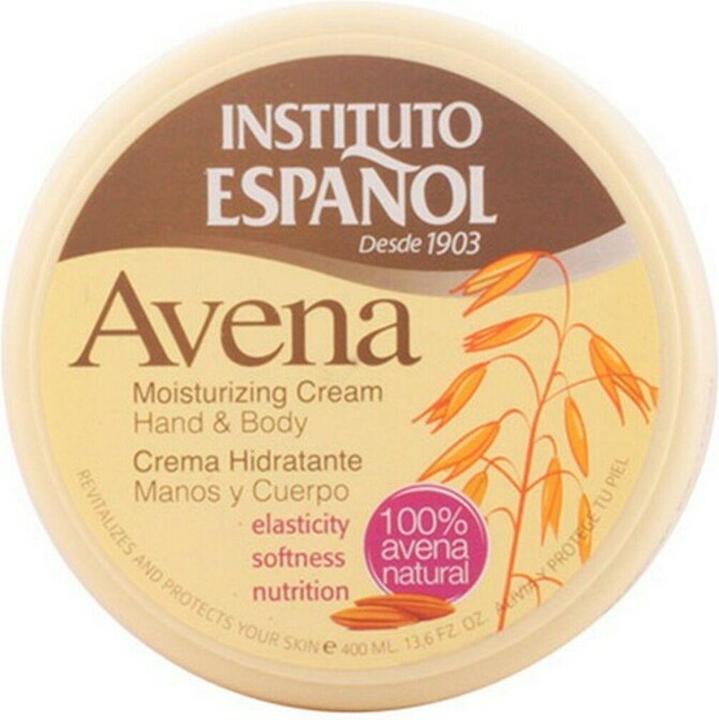 Instituto Español Instituto Espanol - Avena Moistrurizing Cream Hand & Body Cream Is Body Oss - 400ML (Körpercreme, 400 ml)