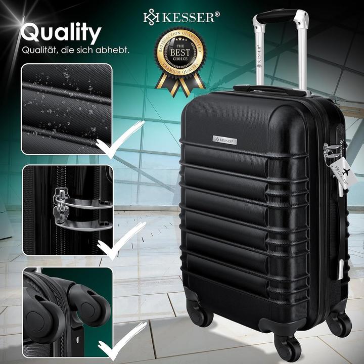 Actual product image Kesser Handgepäck Koffer mit Kofferwaage & Zahlenschloss (55 l, Hand luggage (up to 50 litres))