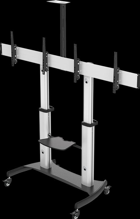 Produktbild LogiLink TV-/Monitorwagen 37-60"" höhenverstellbar (60", 50 kg)