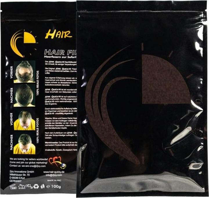 Produktbild Hair Quicky Dunkelbraunes Schütthaar (Dunkelbraun)