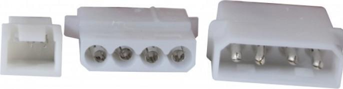 Image du produit Exertis Connect Câble d'alimentation Molex pour ventilateur 3 broches (0.25 m)
