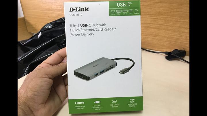 Immagine prodotto D-Link DUB-M810 (USB-C, 1 Porti)