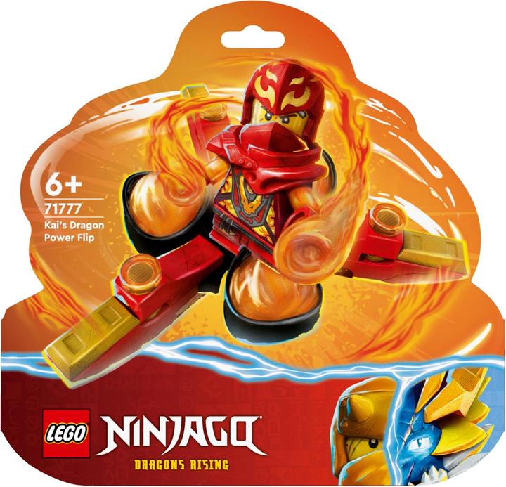 Actual product image LEGO 71777 Kai's Dragon Power Spinjitzu Flip (71777, LEGO Ninjago)