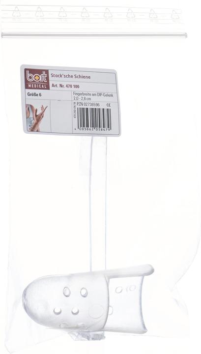 Produktbild Bort Medical Stack'sche Schiene Grösse 6 transparent (6)