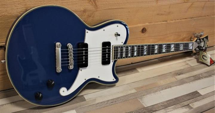 D'angelico Guitars D'angelico Deluxe Atlantic Limited Edition Sapphire (Guitare électrique)
