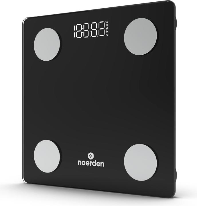 Actual product image Noerden VITA Smarte Personenwaage mit Bluetooth schwarz