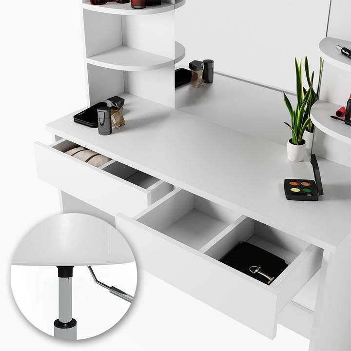 Actual product image Vicco Charlotte with stool (108 x 40 x 139 cm)
