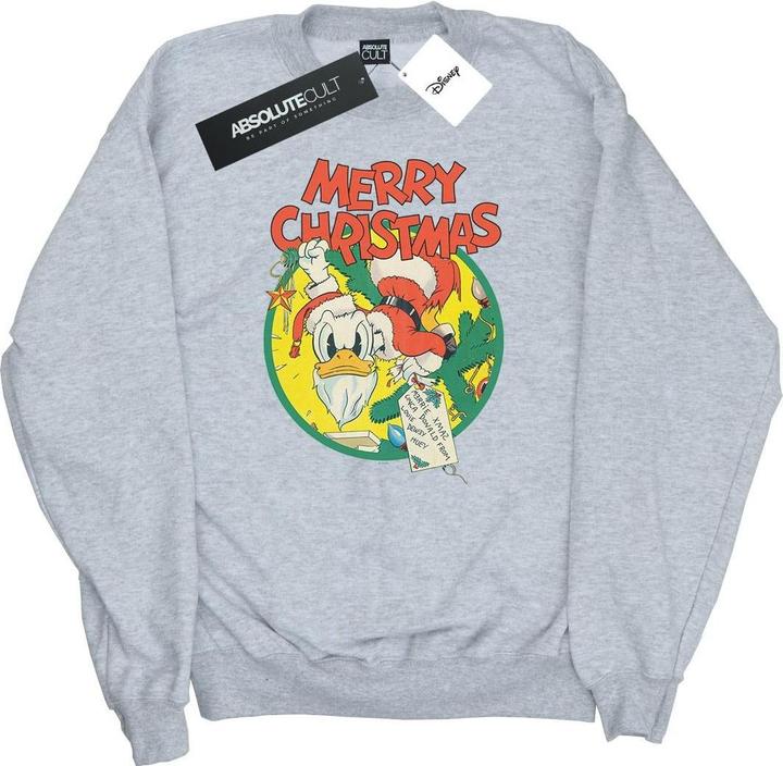 Disney Donald Duck Merry Christmas Sweatshirt (XXL)