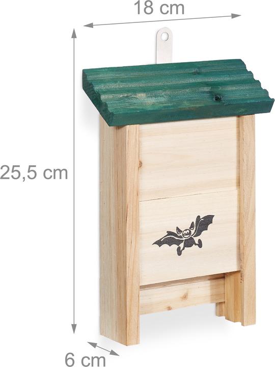 Image du produit Relaxdays Boîte à chauve-souris