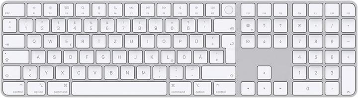 Apple Magic Keyboard mit Touch ID (DE, Kabellos, Kabelgebunden)