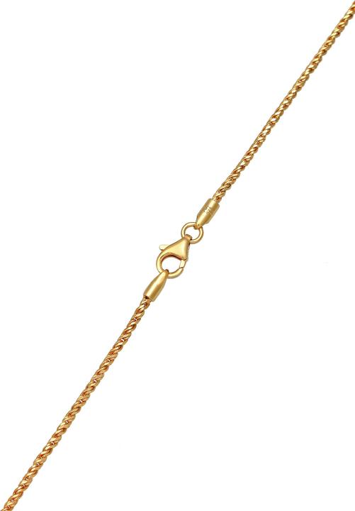 Produktbild Kuzzoi Halskette Herren Basic Kordelkette Gedreht Fein 925 Silber (925er Sterling Silber)