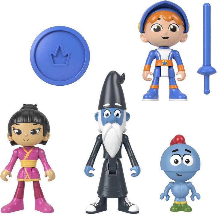 Actual product image Mattel Gus the itty bitty knight Gus & friends (4-pack)