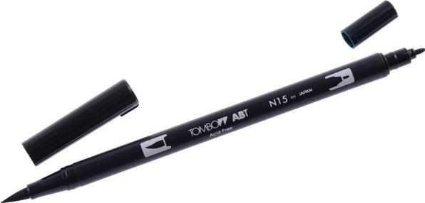 Produktbild Tombow ABT Dual Brush Pen N15 (Schwarz, 1 x)