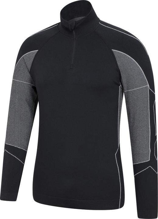 Actual product image Mountain Warehouse Mens Quiver II Seamless Base Layer Top (XS)