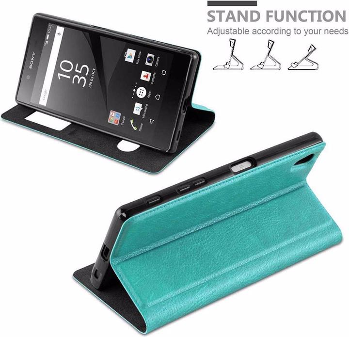 Actual product image Cadorabo Book with View double window cover (Sony Xperia Z5 Premium)
