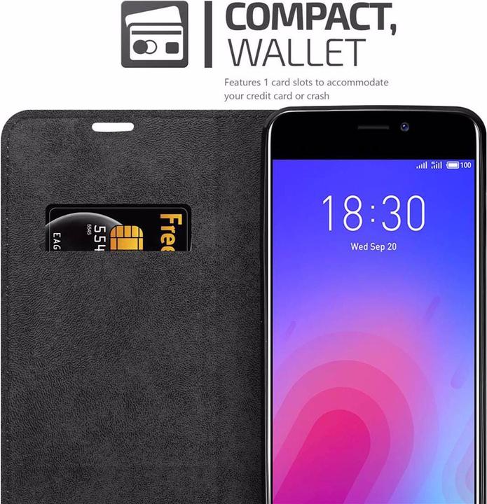 Immagine prodotto Cadorabo Copertina magnetica invisibile del libro (Meizu M6)