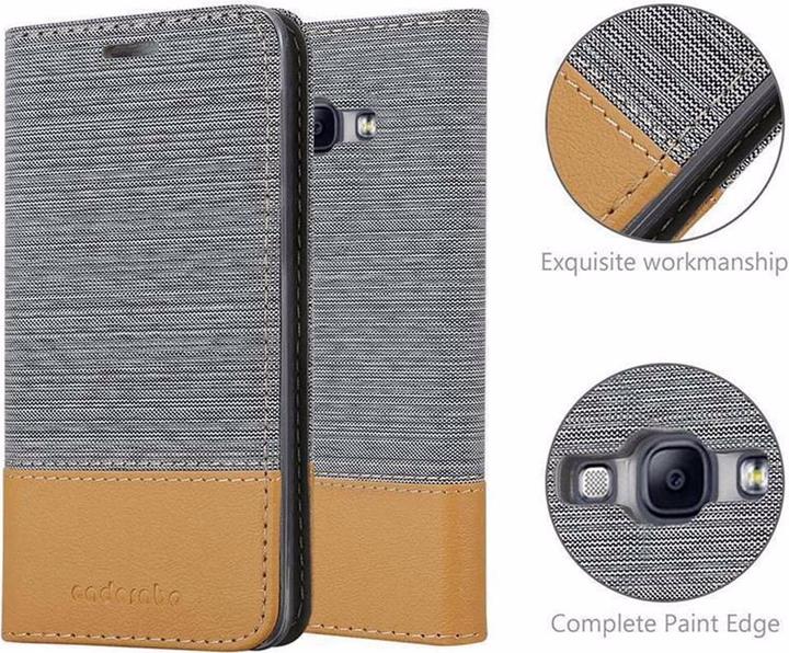 Produktbild Cadorabo Book Jeans Optik Cover (Samsung Galaxy A8 (2018))