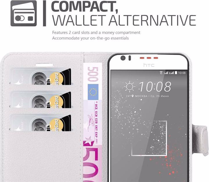 Immagine prodotto Cadorabo Libro con copertina con funzione di stand (HTC Desire 10 Stile di vita, HTC Desire 825)