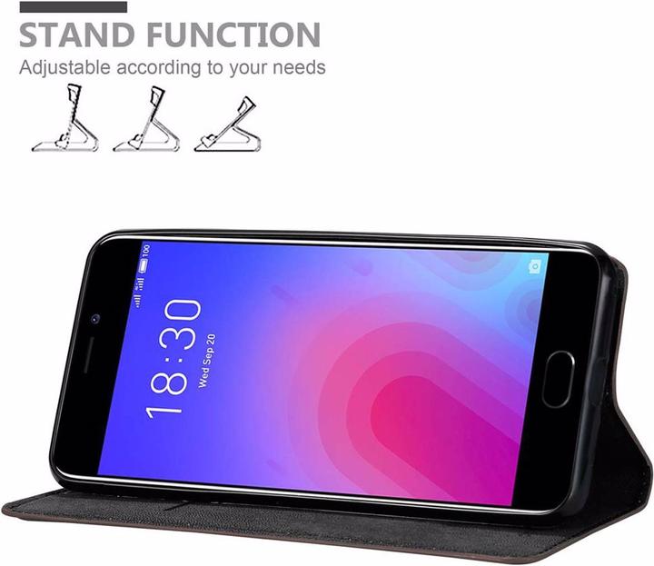 Immagine prodotto Cadorabo Copertina magnetica invisibile del libro (Meizu M6)