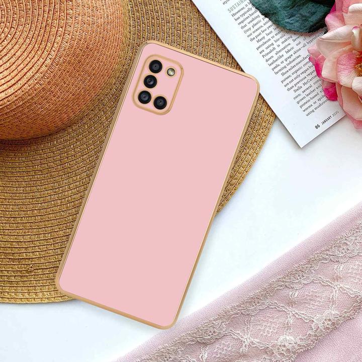 Actual product image Cadorabo Case for Samsung Galaxy A31 in TPU with camera protection LM130 Style (Samsung Galaxy A31)