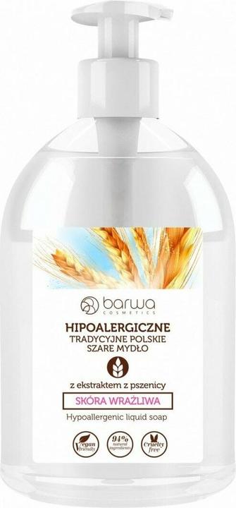 Barwa Hue - Hypoallergenic Traditional Grey Liquid Soap With Z Extract (Flüssigseife, 500 ml)