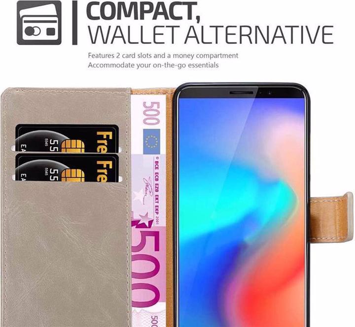 Actual product image Cadorabo Book Luxury Cover (Samsung Galaxy J3 Pro)