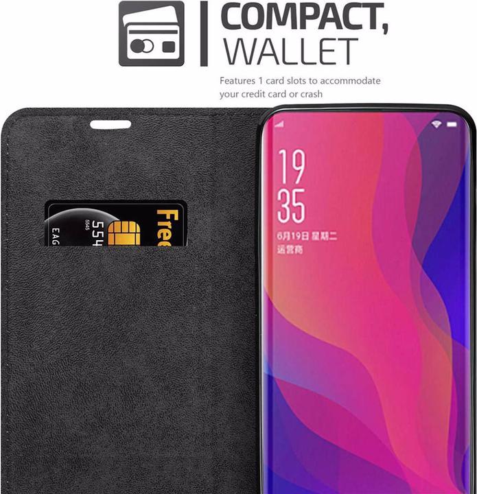 Produktbild Cadorabo Book Invisible Magnet Cover (Oppo Find X)