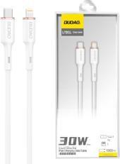 Image du produit Dudao L7SCL Câble USB-C vers USB-C 30W 1m blanc (1 m, 30 W)