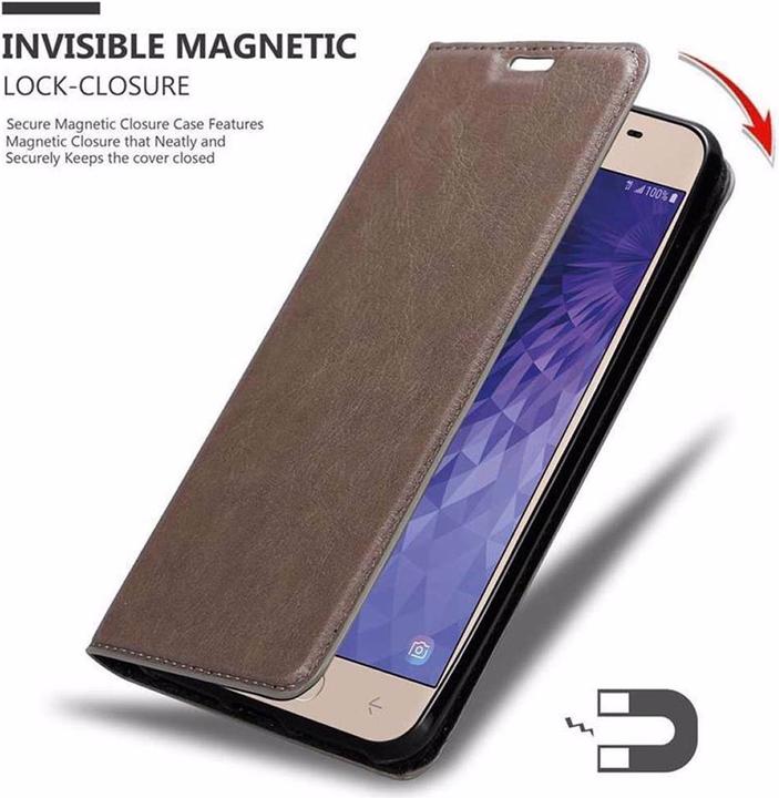 Produktbild Cadorabo Book Invisible Magnet Cover (Samsung Galaxy J3 (2018))