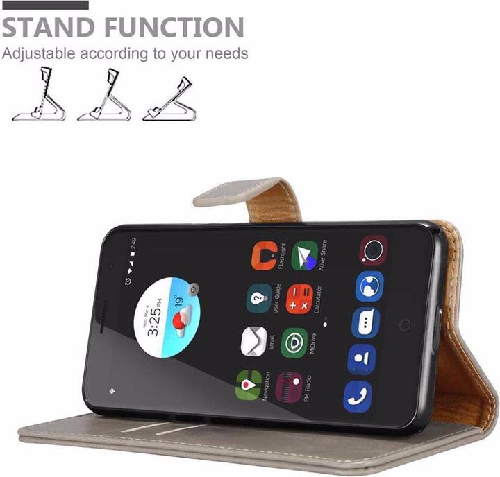 Produktbild Cadorabo Book Luxury Cover (ZTE Blade V7)