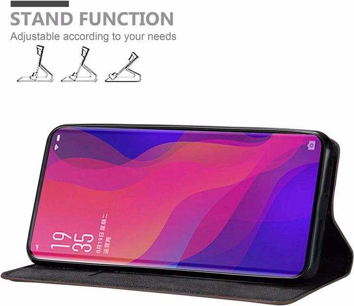 Immagine prodotto Cadorabo Copertina magnetica invisibile del libro (Oppo Find X)