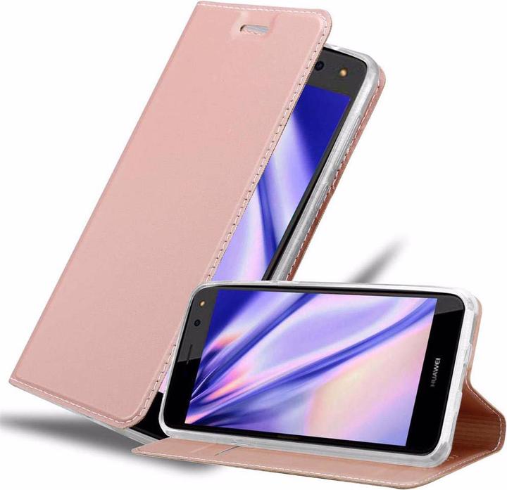 Image du produit Cadorabo Book Classy Style Cover (Huawei Y6 (2017), Huawei Y5 (2017))