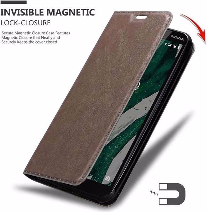Immagine prodotto Cadorabo Copertina magnetica invisibile del libro (Nokia 1 Plus)
